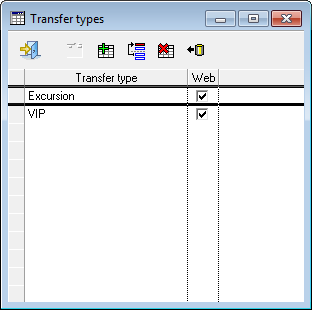 Transfer types