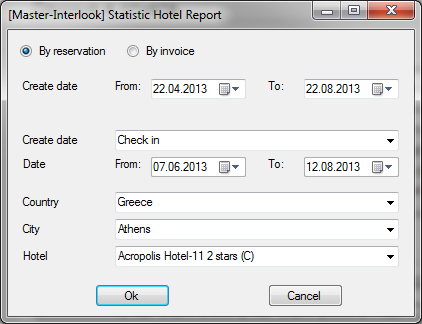 Statistic Hotel Report