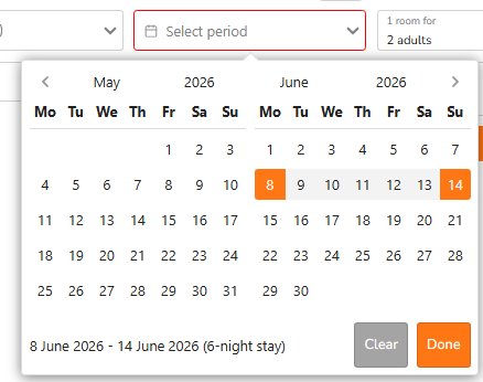 Период проживания