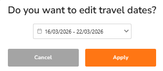 Изменение дат