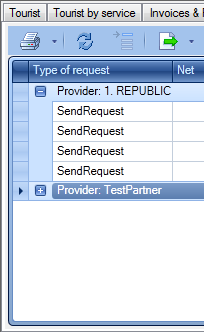 Request to provider
